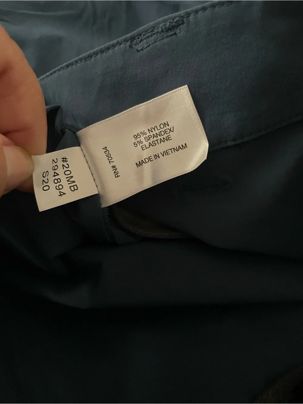 Orvis Blue Teal Men's Jackson QD Stretch Pants XXL/32 UPF 50 Outdoor Hiking